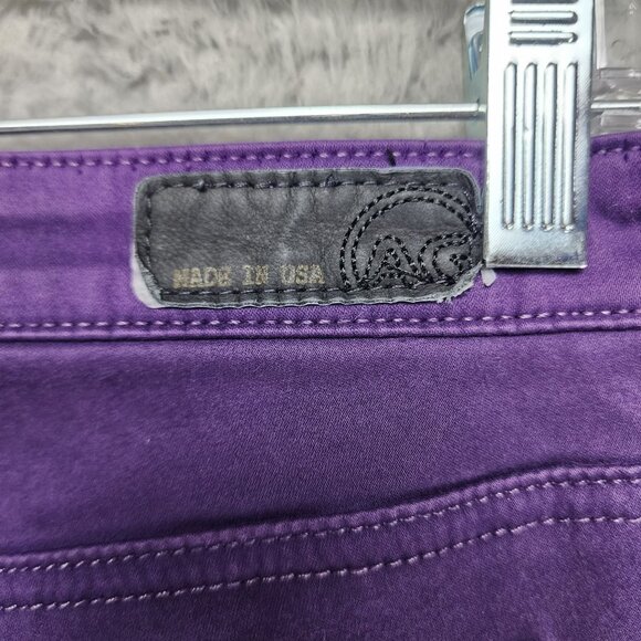 AG Adriano Goldschmied Jeans Womens 25 Purple The Stilt Stretch Skinny - Picture 10 of 15